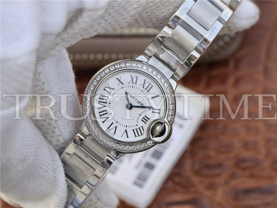 Копия часов Cartier Ballon Bleu 28 W4BB0015
