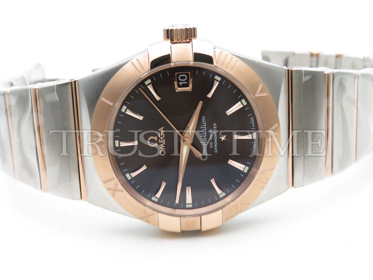 Копия часов Omega Constellation Co-Axial Chronometer 38mm 123.20.38.21.13.001 Арт.OM-0465