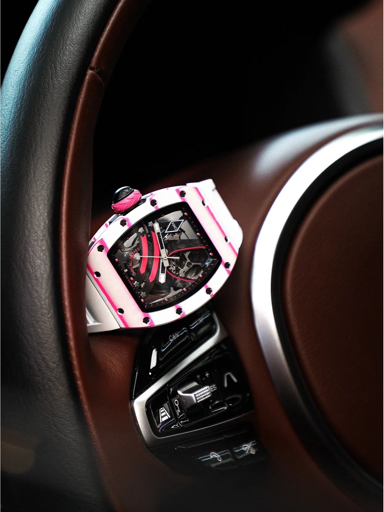 Часы CronusArt NTPT Carbon Fiber Watch CM06-P