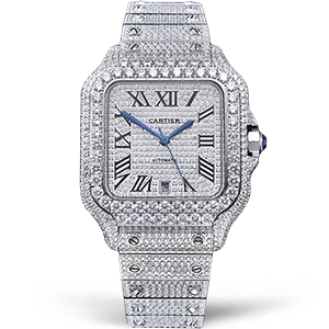 Копия часов Cartier Santos De Cartier 40 WSSA0018 Diamonds Арт. CR-0929