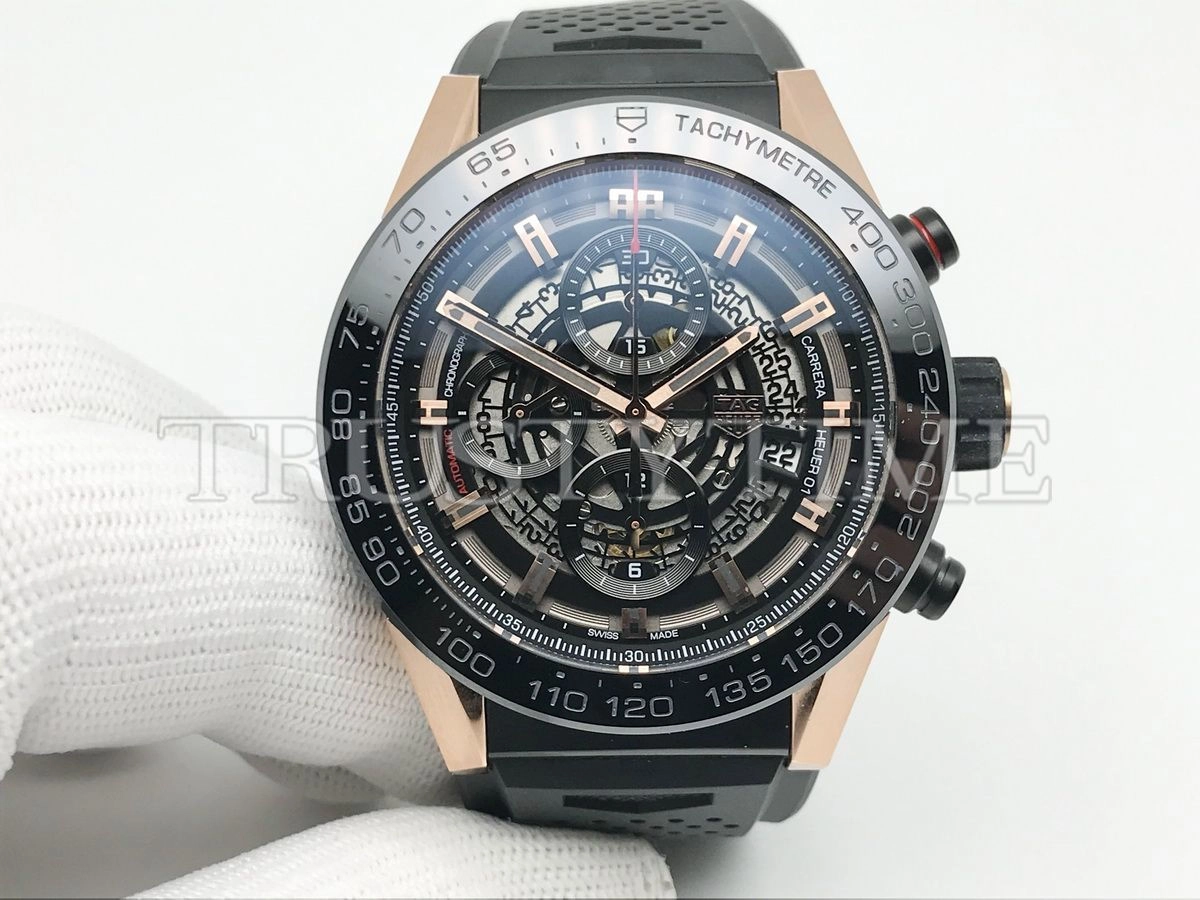 Копия часов Tag Heuer Carrera Calibre HEUER 01 45mm CAR2A5A.FT6044