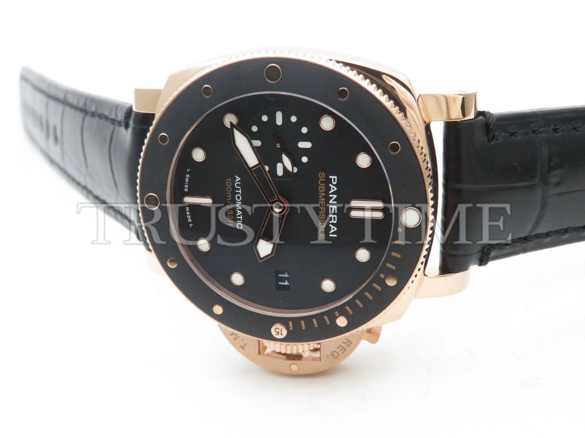 Копия часов Panerai Luminor Submersible 3 Days Automatic Goldtech 42mm PAM00974