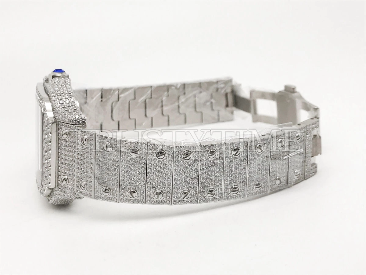 Копия часов Cartier Santos De Cartier 40 WSSA0018 Diamonds Арт. CR-0931
