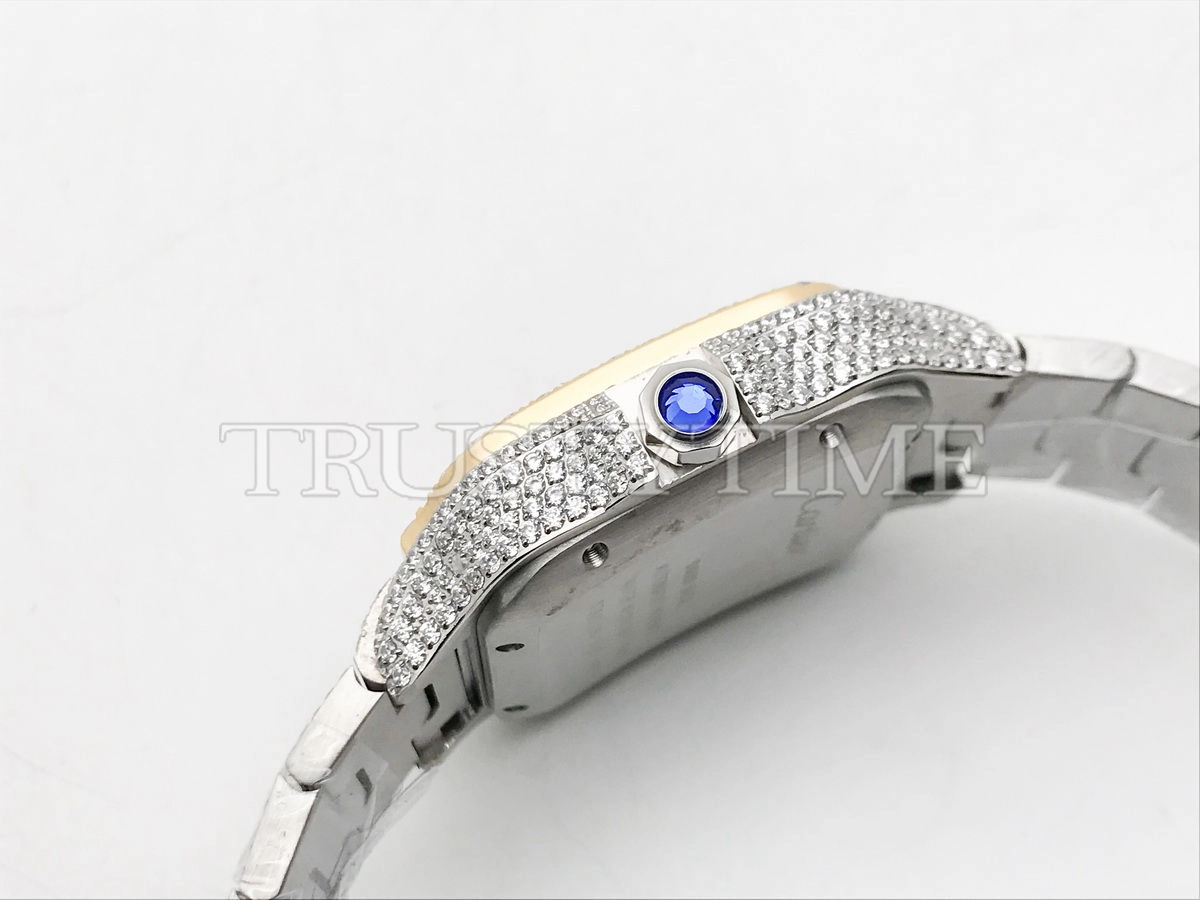 Копия часов Cartier Santos De Cartier 40 W2SA0009 Diamonds Арт. CR-0939