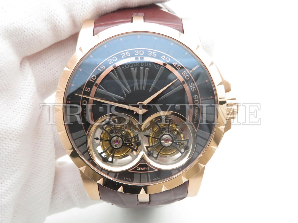 Копия часов Roger Dubuis Excalibur Double Flying Tourbillon 45mm RDDBEX0280