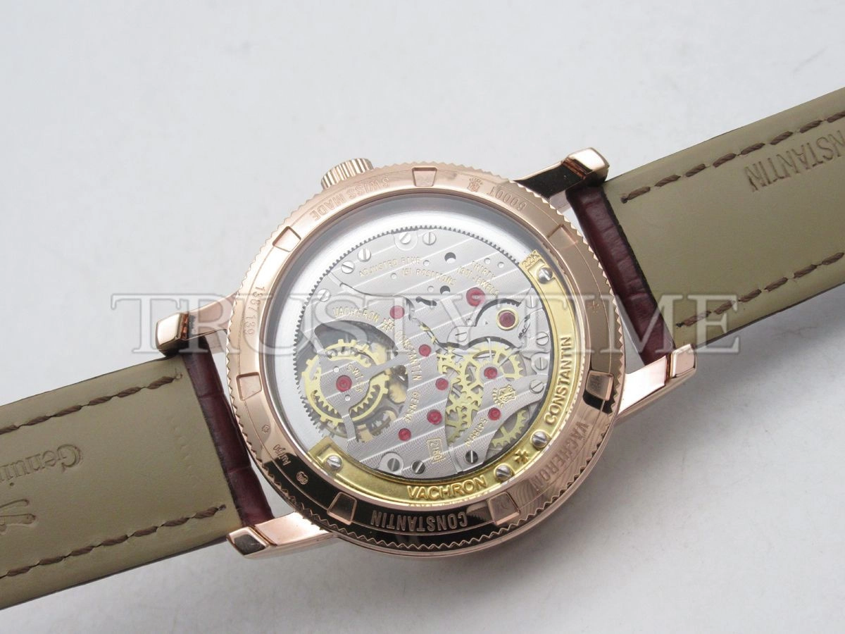 Копия часов Vacheron Constantin Traditionnelle Tourbillon 41mm 6000T/000R-B346