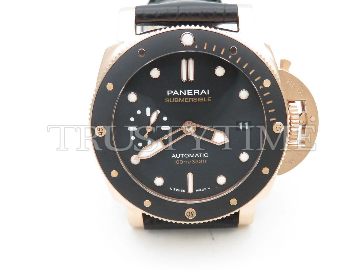Копия часов Panerai Luminor Submersible 3 Days Automatic Goldtech 42mm PAM00974
