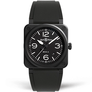 Копия часов Bell & Ross Instruments BR-03 Black Matte BR03A-BL-CE/SRB