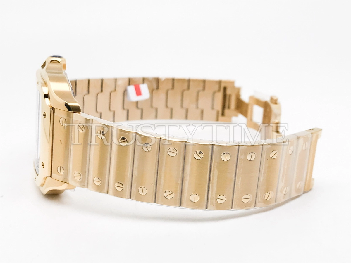 Копия часов Cartier Santos de Cartier Large Skeleton 40mm WHSA0042