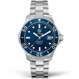 Копия часов Tag Heuer Aquaracer 300M Calibre 5 41mm  WAN2111.BA0822