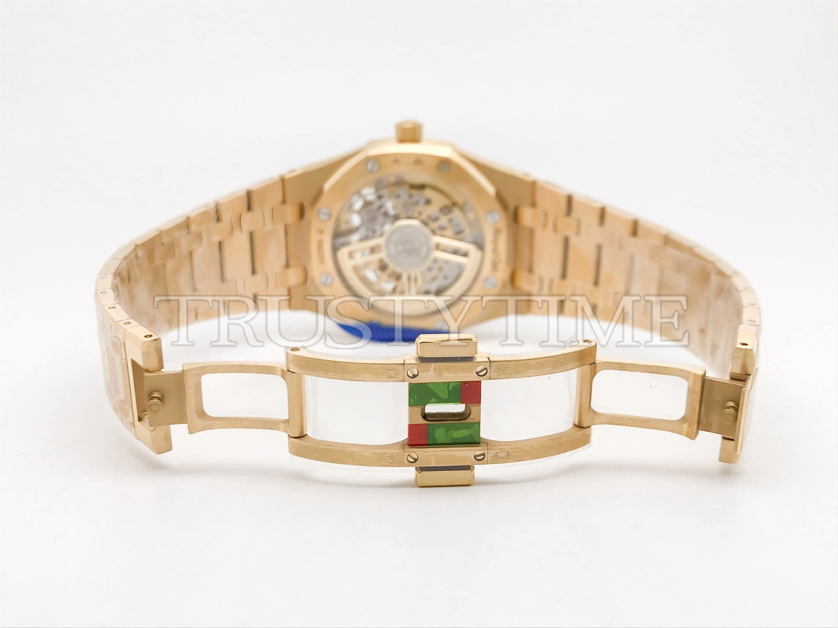 Копия часов Audemars Piguet Royal Oak Jumbo Extra-Thin Openworked 16204BA.OO.1240BA.01 Арт.AP-1209