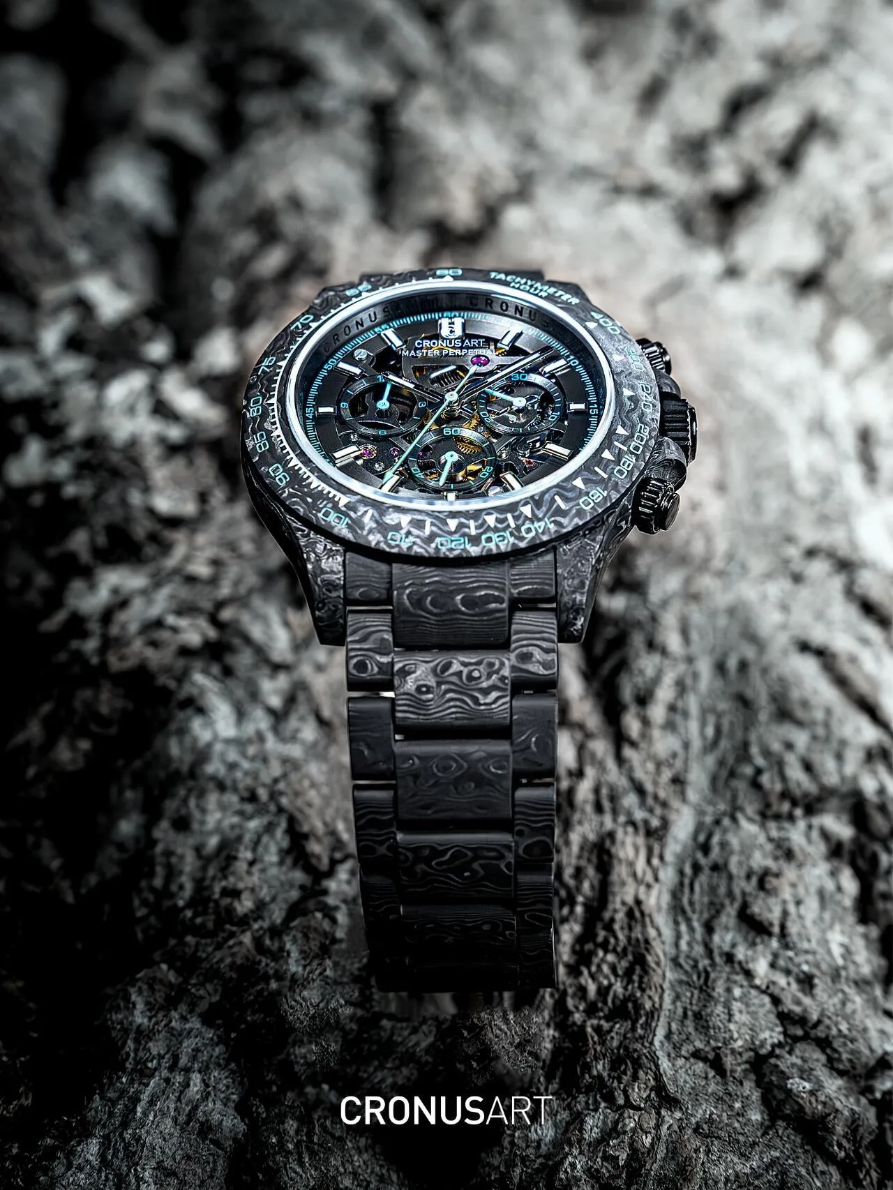 Часы CronusArt NTPT Carbon Fiber Watch Limited edition CM016-027