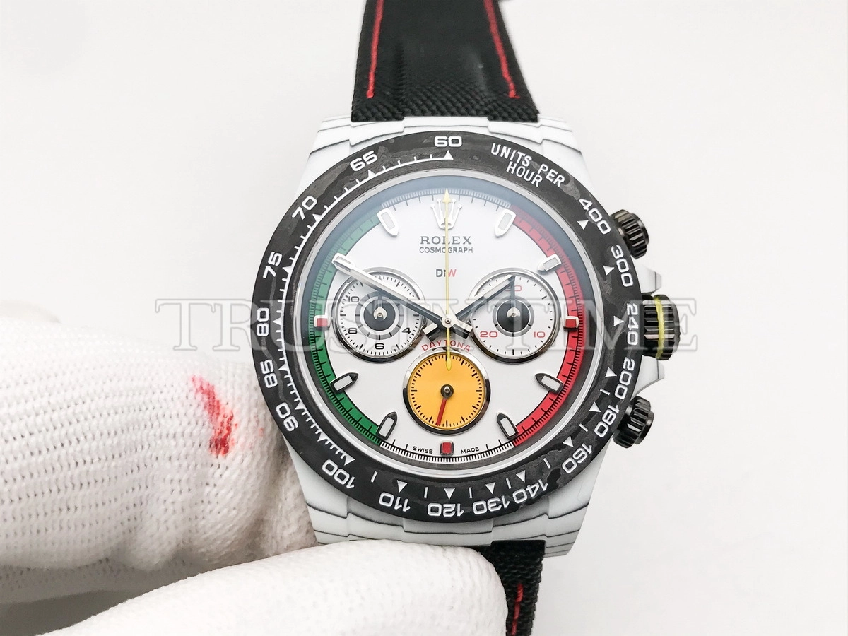 Копия часов Rolex Cosmograph Daytona DIW Ferrari Quartz Fiber Edition