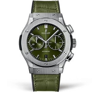 Копия часов Hublot Classic Fusion Chronograph Titanium 45mm 521.NX.8970.LR