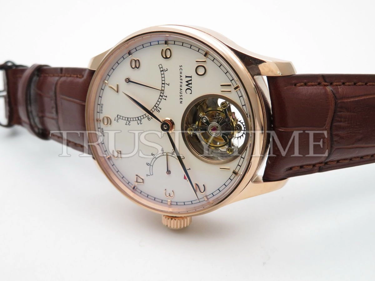 Копия часов IWC Portugieser Tourbillon Retrograde Mystery 44mm IW504402