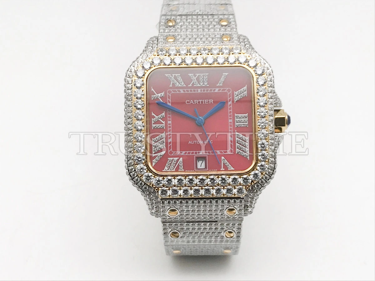 Копия часов Cartier Santos De Cartier 40 W2SA0009 Diamonds Арт. CR-0938
