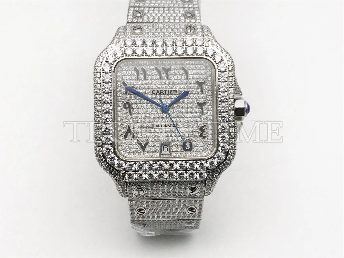 Копия часов Cartier Santos De Cartier 40 WSSA0018 Diamonds Арт. CR-0933