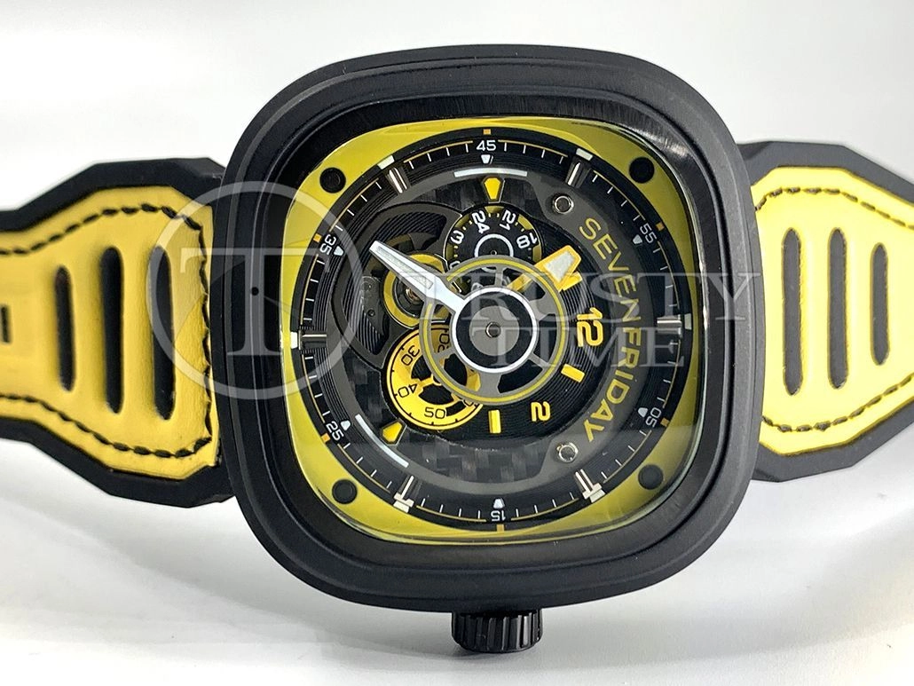 Копия часов SevenFriday P3B/03 "RACING TEAM YELLOW"