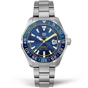 Копия часов Tag Heuer Aquaracer 300M Calibre 5 43mm Match Timer Shinji Kagawa WAY201H.BA0927