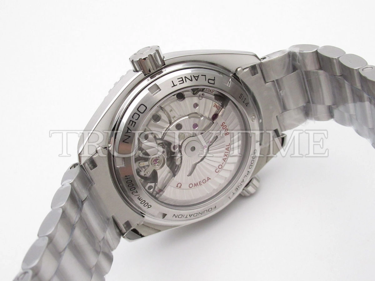 Копия часов Omega Seamaster Planet Ocean 600m Co‑Axial Master Chronometer GMT GoodPlanet 43.5mm 232.30.44.22.03.001