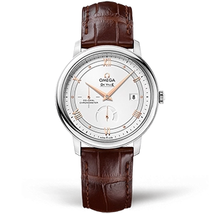 Копия часов Omega De Ville Prestige Co‑Axial Chronometer Power Reserve 39mm 424.13.40.21.02.002