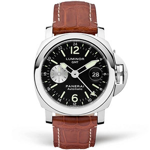 Копия часов Panerai Luminor GMT Automatic Acciaio 44mm PAM00088
