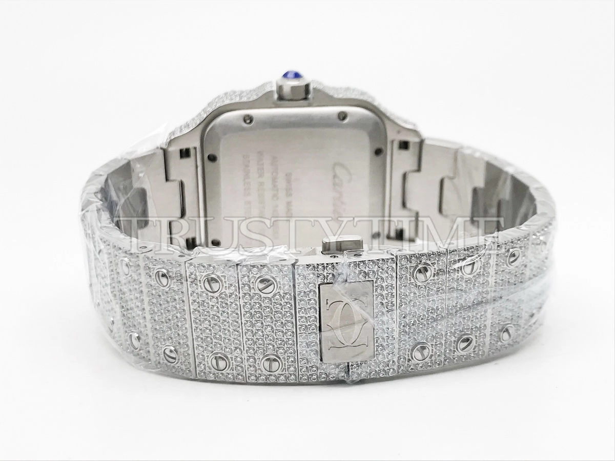 Копия часов Cartier Santos De Cartier 40 WSSA0018 Diamonds Арт. CR-0934