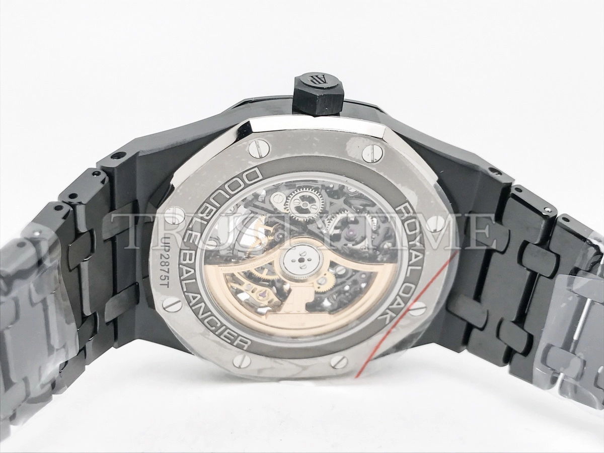 Копия часов Audemars Piguet Royal Oak Double Balance Wheel Black Ceramic 15416CE.OO.1225CE.01