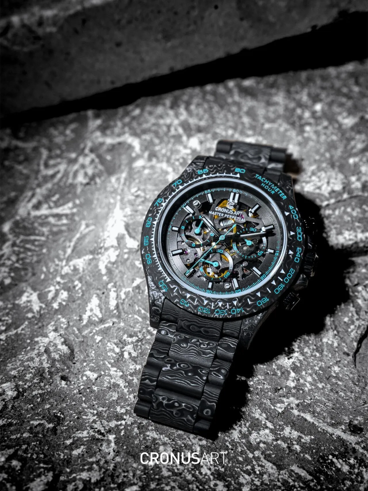 Часы CronusArt NTPT Carbon Fiber Watch Limited edition CM016-027