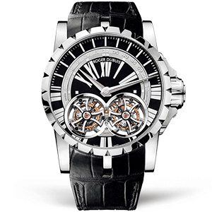 Копия часов Roger Dubuis Excalibur Double Flying Tourbillon 45mm RDDBEX0248