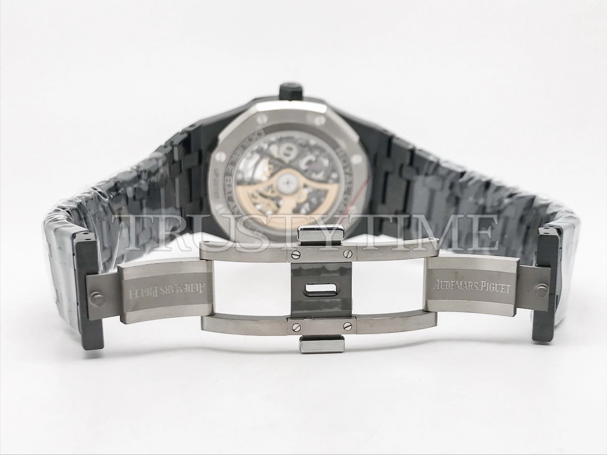 Копия часов Audemars Piguet Royal Oak Double Balance Wheel Black Ceramic 15416CE.OO.1225CE.01