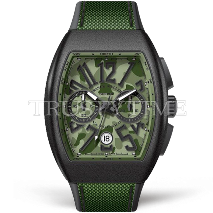 Реплика часов Franck Muller Vanguard Camouflage Chronograph V45-CC-DT-CAMOU-TTNRMC-VE Арт.FM-0685 Копия часов Franck Muller Vanguard Camouflage Chronograph V45-CC-DT-CAMOU-TTNRMC-VE Арт.FM-0685