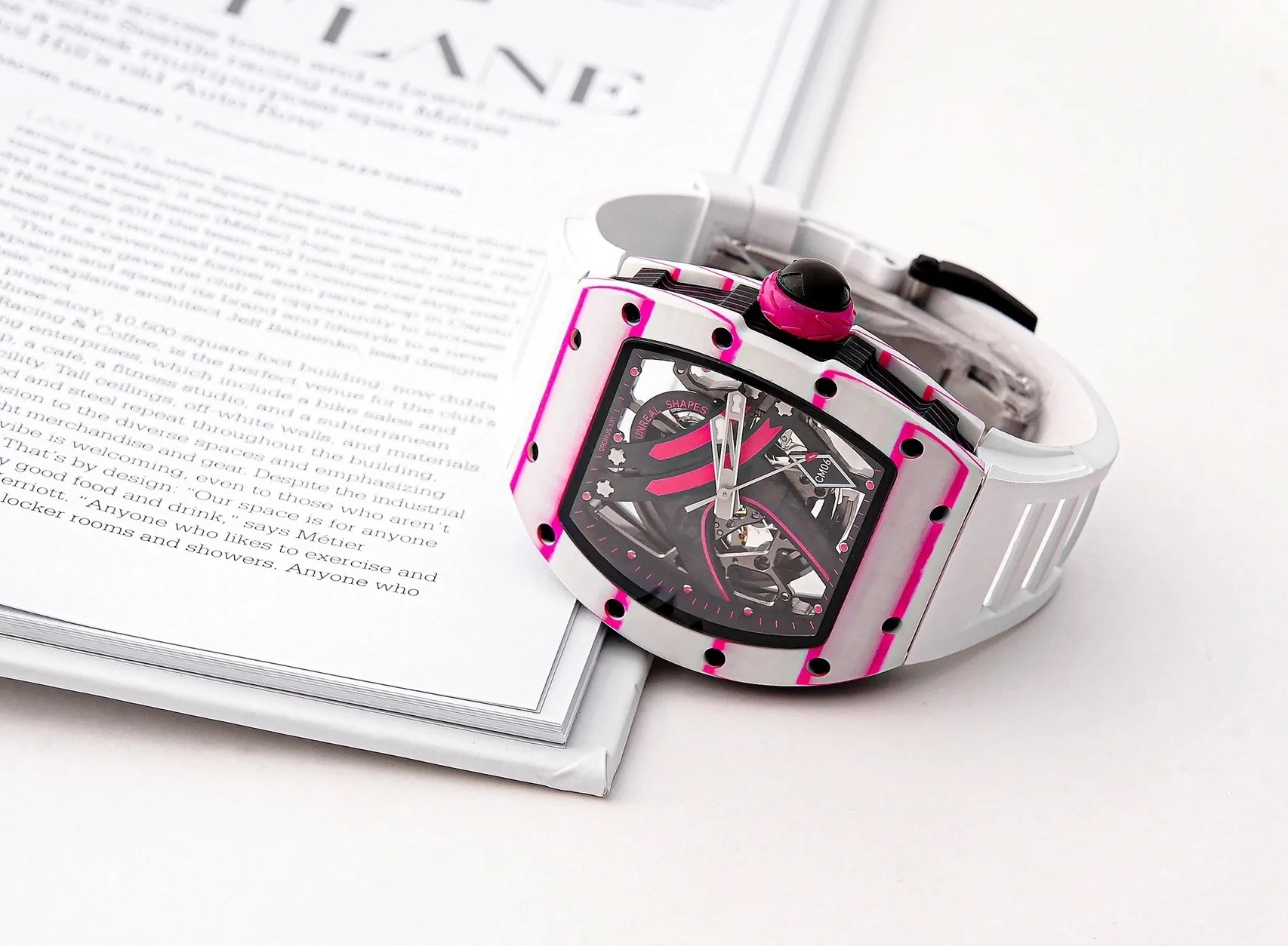 Часы CronusArt NTPT Carbon Fiber Watch CM06-P