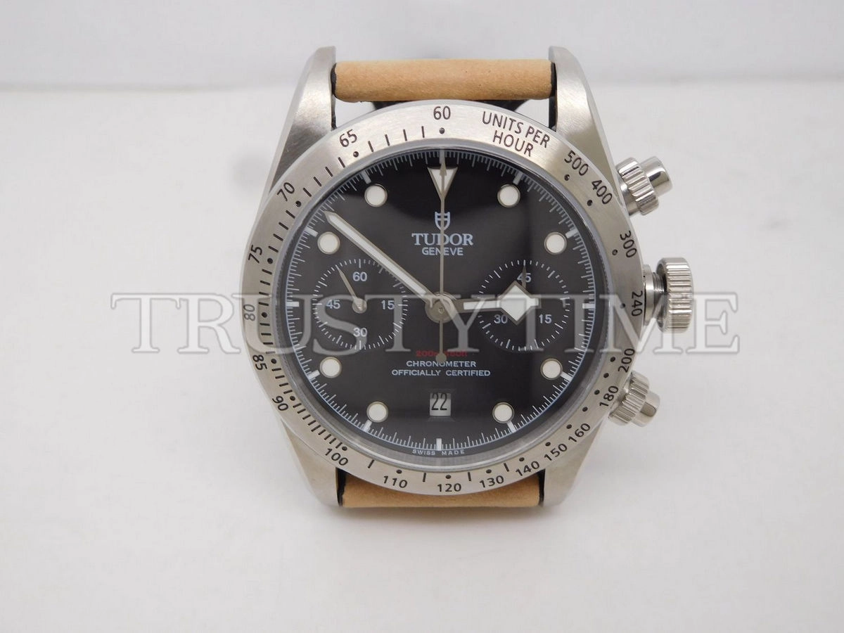 Копия часов Tudor Heritage Black Bay Black Chronograph 41mm M79350-0002
