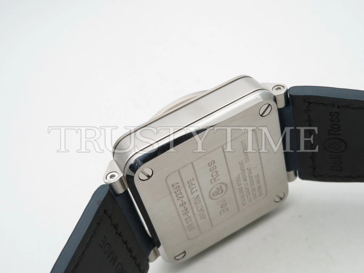 Копия часов Bell & Ross BR 03-94 Blue Steel Chronograph BR0394-BLU-ST/SCA