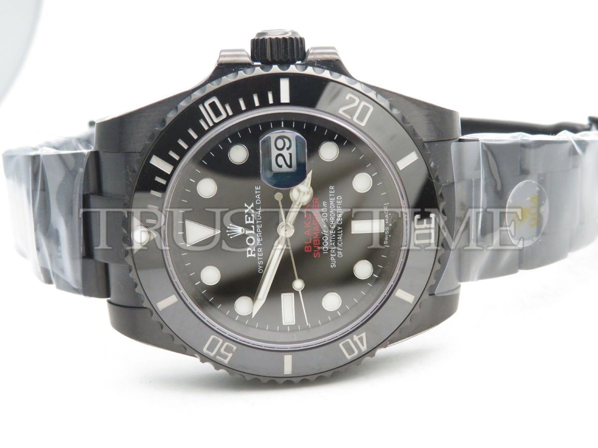 Копия часов Rolex Submariner Blaken 40mm