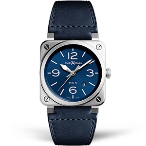 Копия часов Bell & Ross BR 03-92 Blue Steel BR0392-BLU-ST/SCA