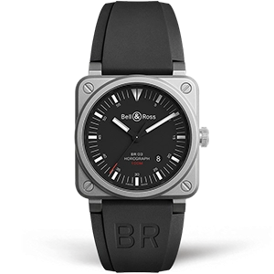 Копия часов Bell & Ross BR 03-92 Horograph Sandblasted BR0392-HOR-BLC/SRB