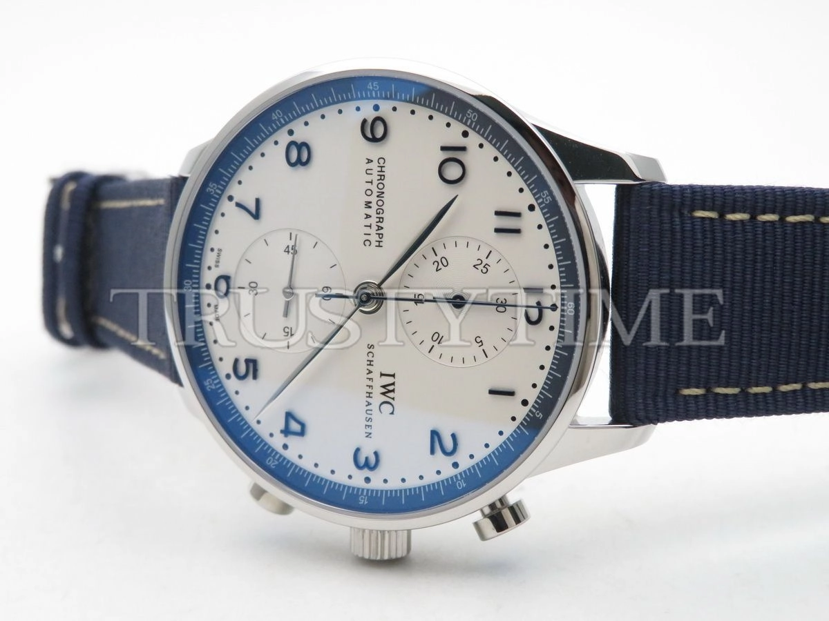 Копия часов IWC Portugieser Chronograph Bucherer Blue Edition 41mm IW371492