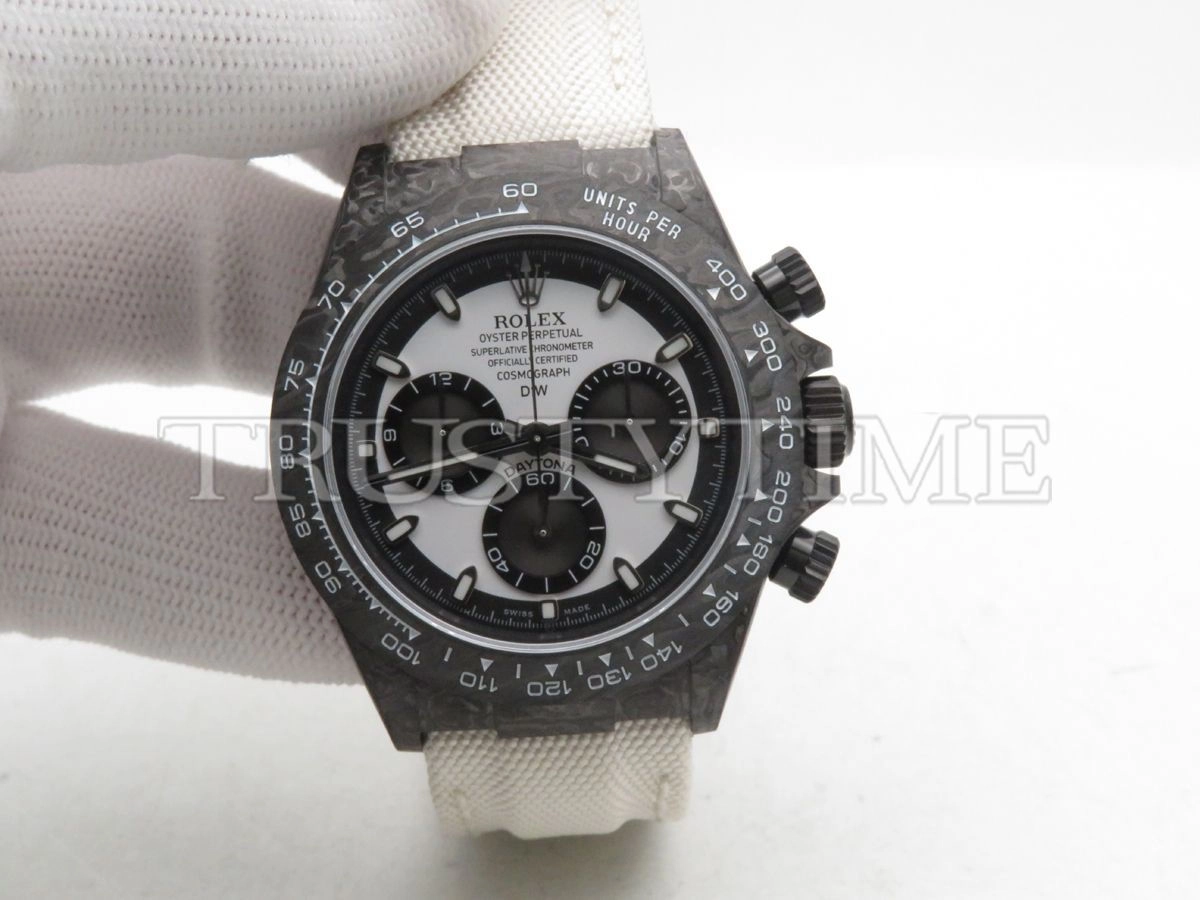 Копия часов Rolex Cosmograph Daytona DIW Carbon Cream