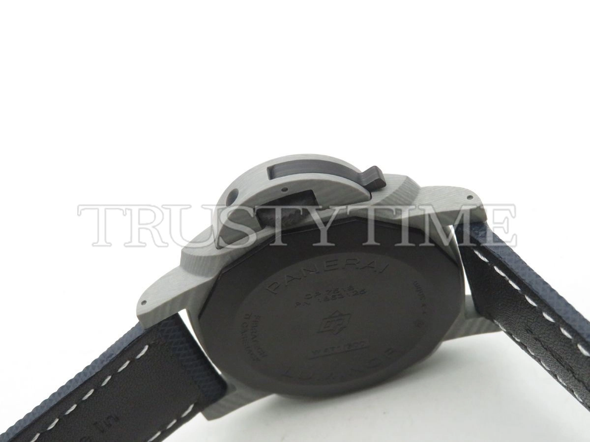 Копия часов Panerai Luminor 1950 3 Days Fibratech Volcano Blu 44mm PAM01663