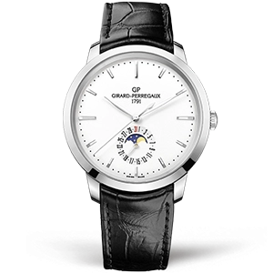 Копия часов Girard Perregaux 1966 Date and Moon Phases 49545-11-131-BB60