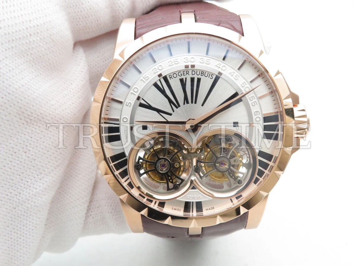 Копия часов Roger Dubuis Excalibur Double Flying Tourbillon 45mm RDDBEX0249