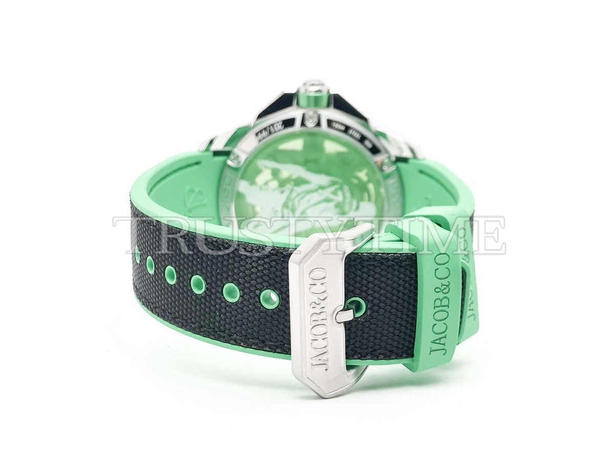 Копия часов Jacob & Co Epic X Heart of CR7 Baguette EX120.10.BC.AA.ABRUA