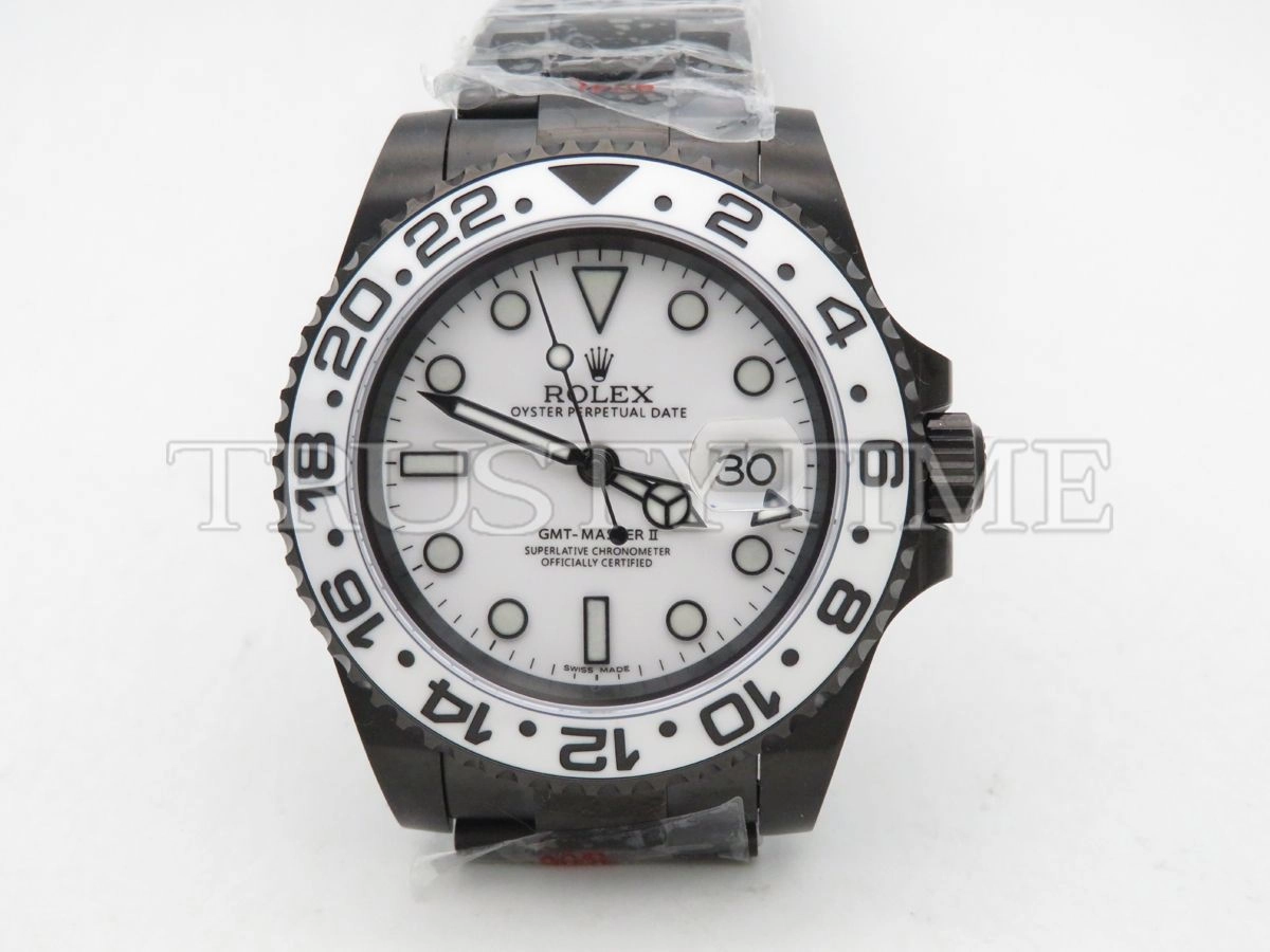 Копия часов Rolex GMT Master II Oreo White Ceramic Bezel 116710