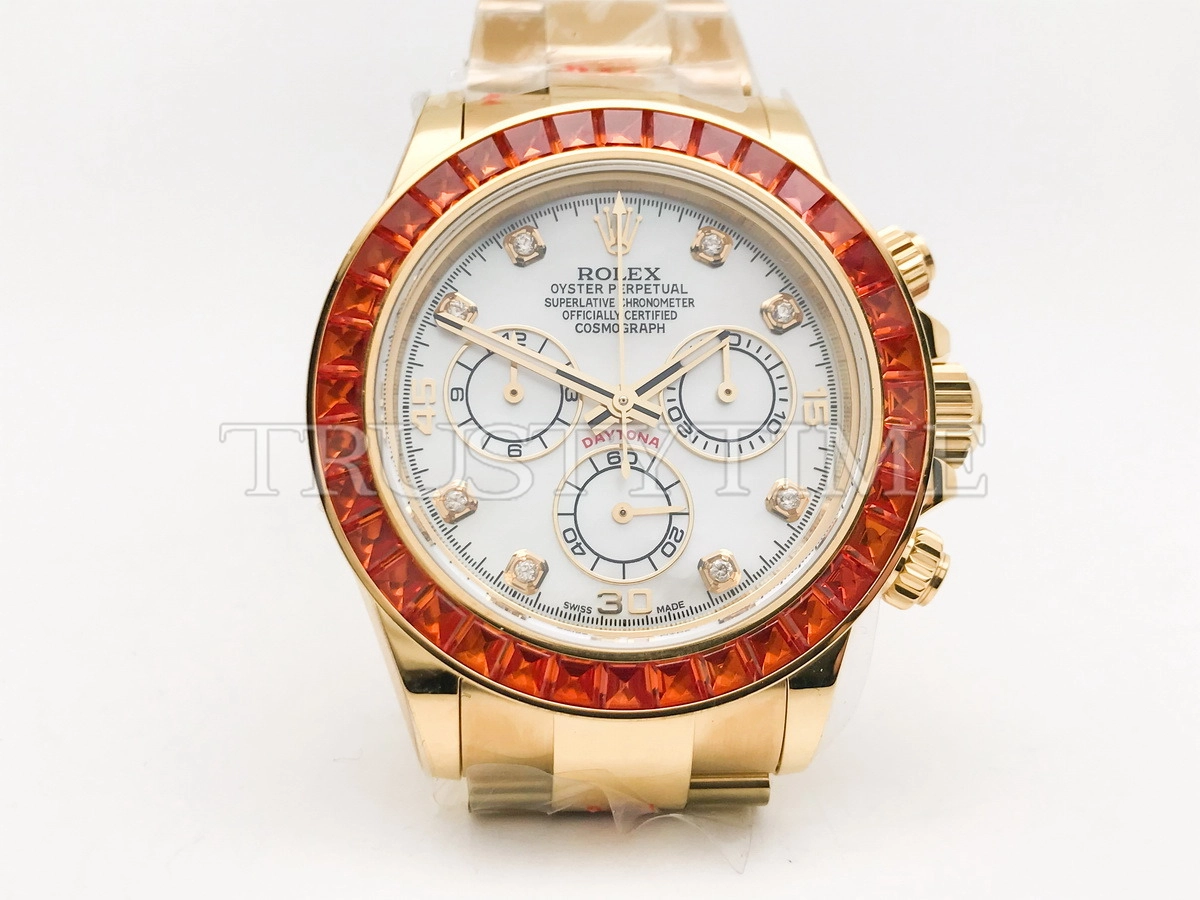 Копия часов Rolex Cosmograph Daytona Orange Sapphire 116578SACO
