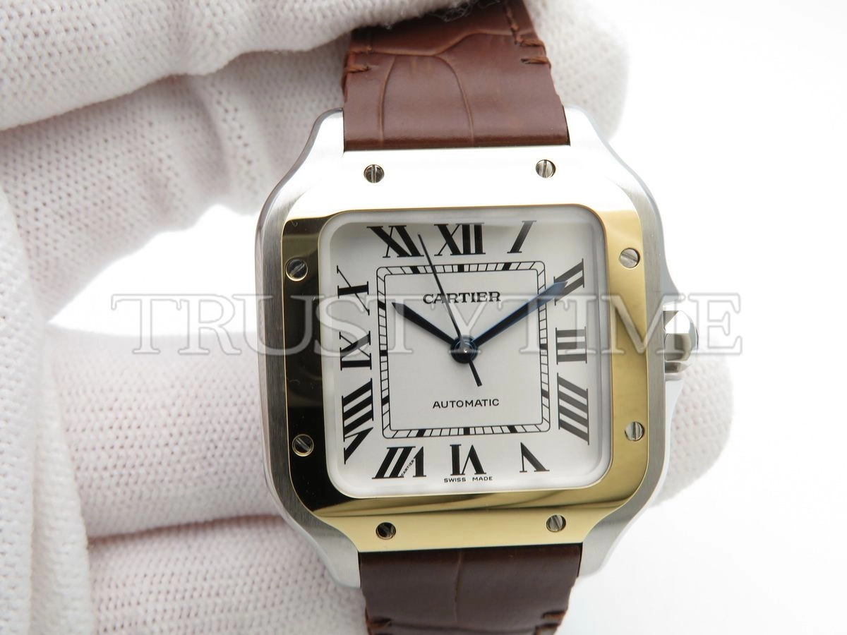 Копия часов Cartier Santos De Cartier 35 W2SA0007