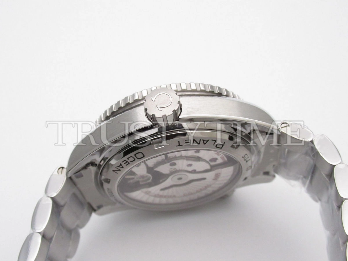 Копия часов Omega Seamaster Planet Ocean 600m Co‑Axial Master Chronometer GMT GoodPlanet 43.5mm 232.30.44.22.03.001