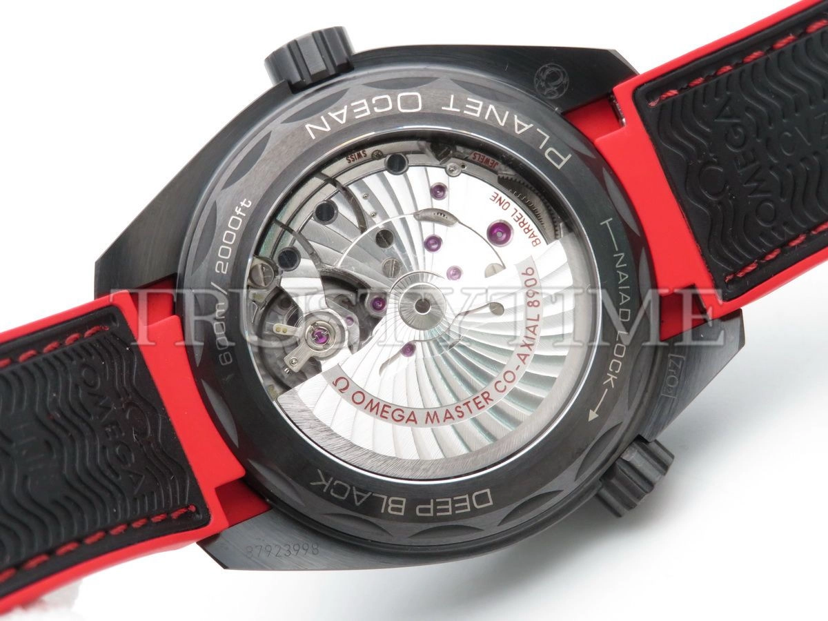 Копия часов Omega Seamaster Planet Ocean 600m Co‑Axial Master Chronometer GMT Deep Black 45,5mm 215.92.46.22.01.003