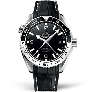 Копия часов Omega Seamaster Planet Ocean 600m Co‑Axial Master Chronometer GMT 43.5mm 215.33.44.22.01.001